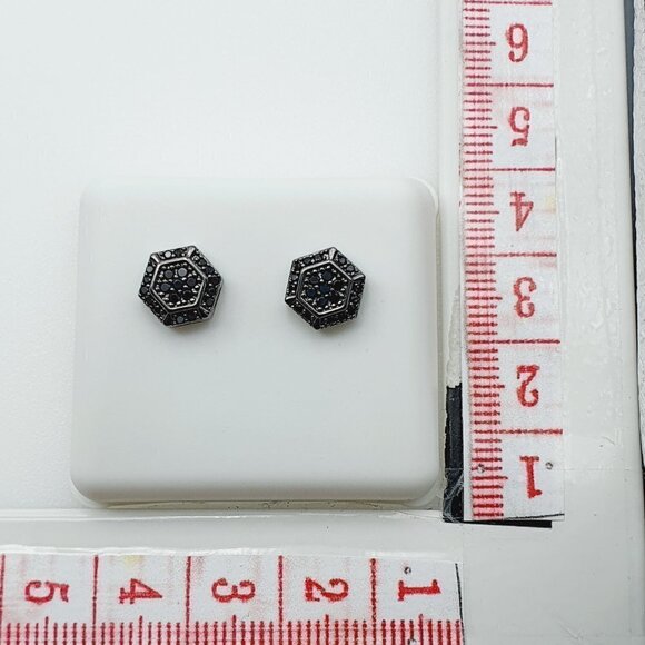 "925 Sterling Silver Plated CZ Earrings, EVBRS480 - Picture 9 of 9